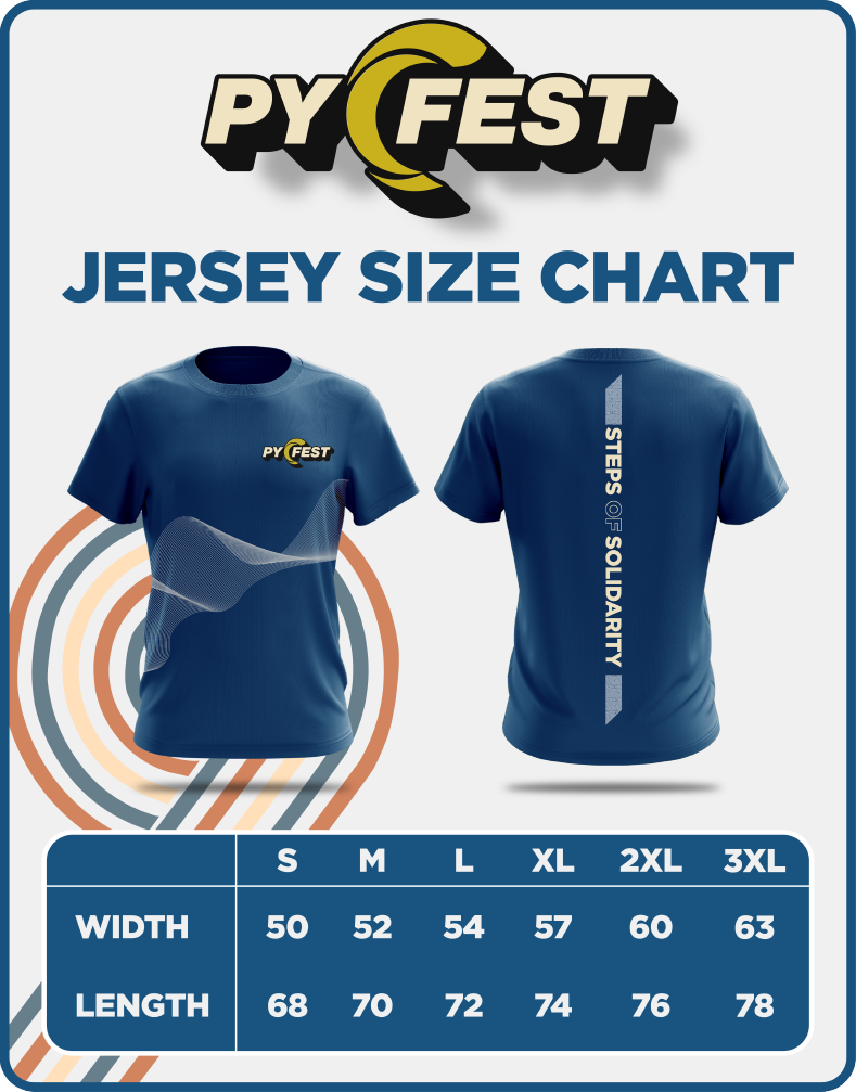 Jersey Size Chart